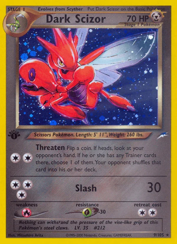 Dark Scizor (9/105) [Neo Destiny 1st Edition]