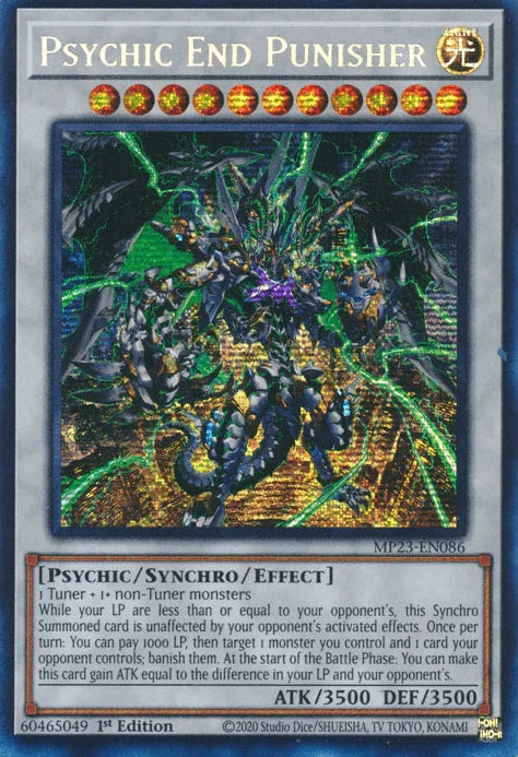 Psychic End Punisher [MP23-EN086] Prismatic Secret Rare