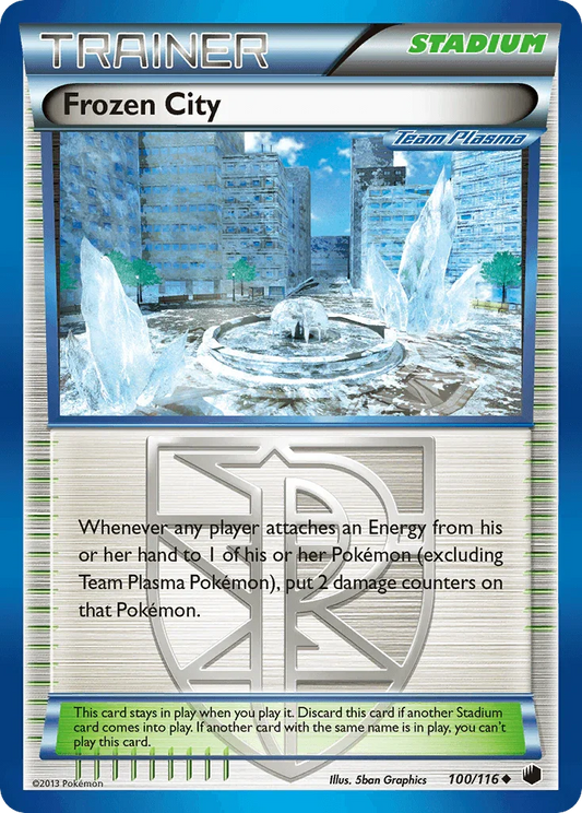 Frozen City (100/116) [Black & White: Plasma Freeze]