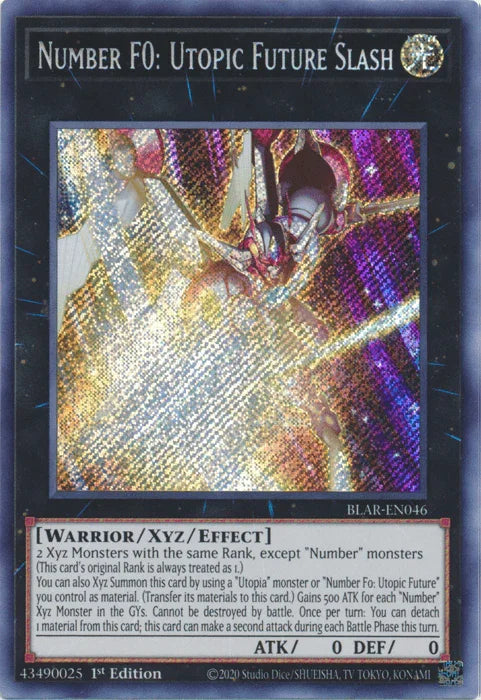 Number F0: Utopic Future Slash [BLAR-EN046] Secret Rare