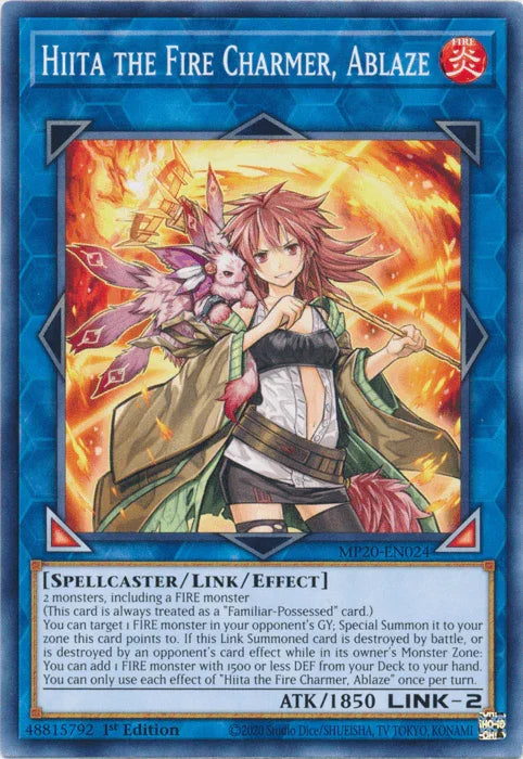 Hiita the Fire Charmer, Ablaze [MP20-EN024] Common