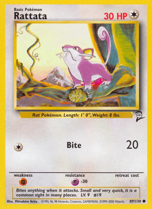 Rattata (89/130) [Base Set 2]