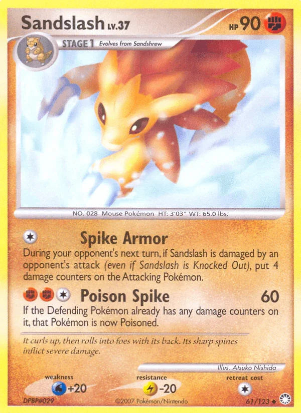 Sandslash (61/123) [Diamond & Pearl: Mysterious Treasures]