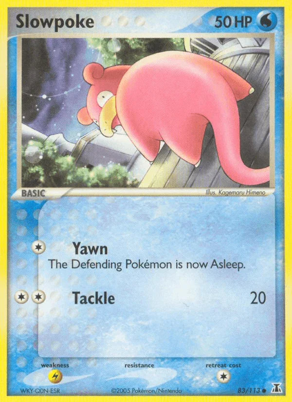 Slowpoke (83/113) [EX: Delta Species]