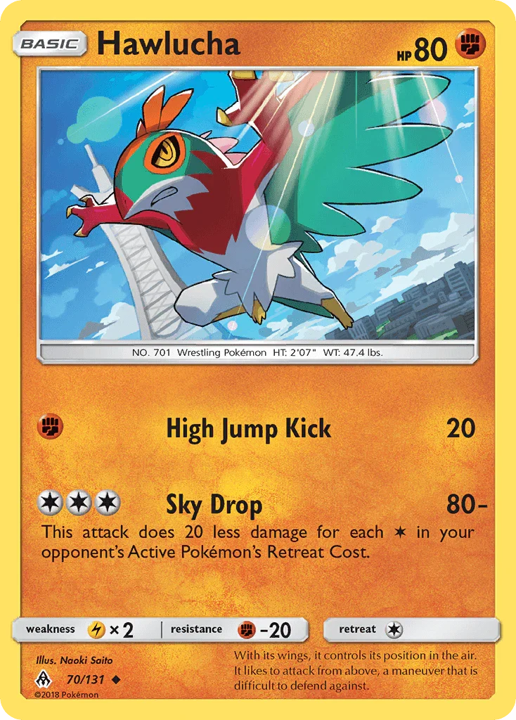 Hawlucha (70/131) [Sun & Moon: Forbidden Light]