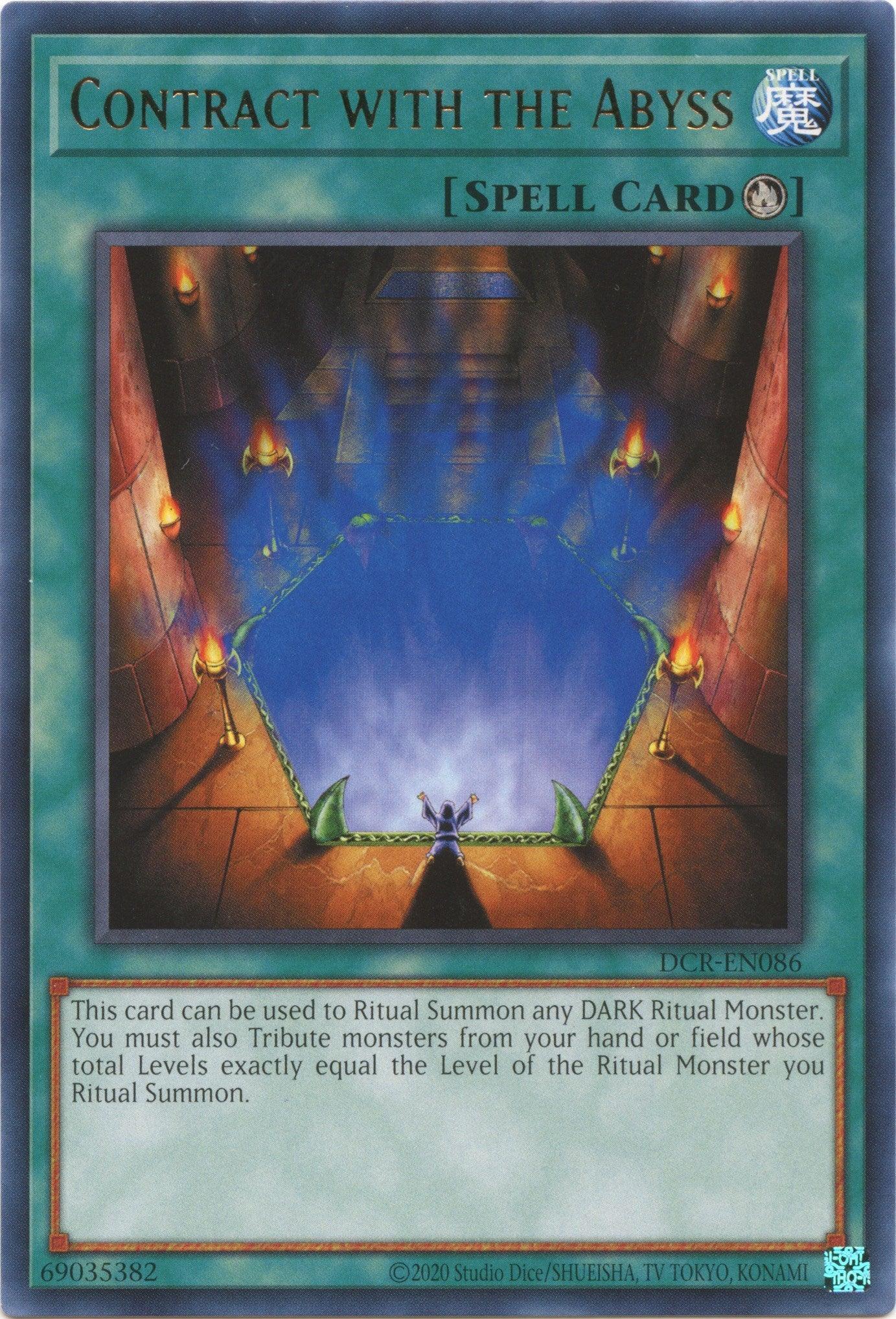 Contract with the Abyss (25th Anniversary) [DCR-EN086] Rare