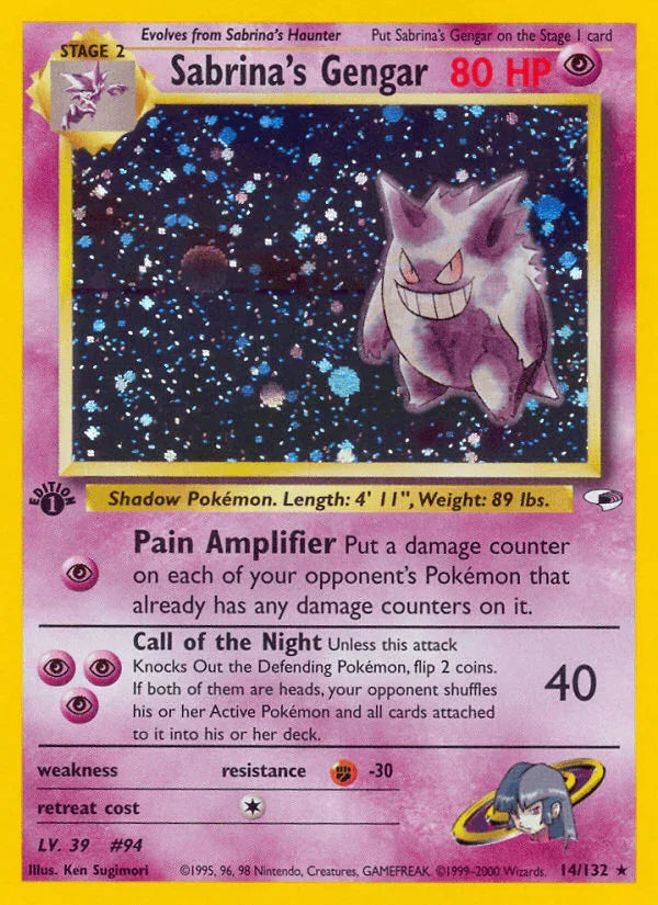 Sabrina's Gengar (14/132) [Gym Heroes 1st Edition]