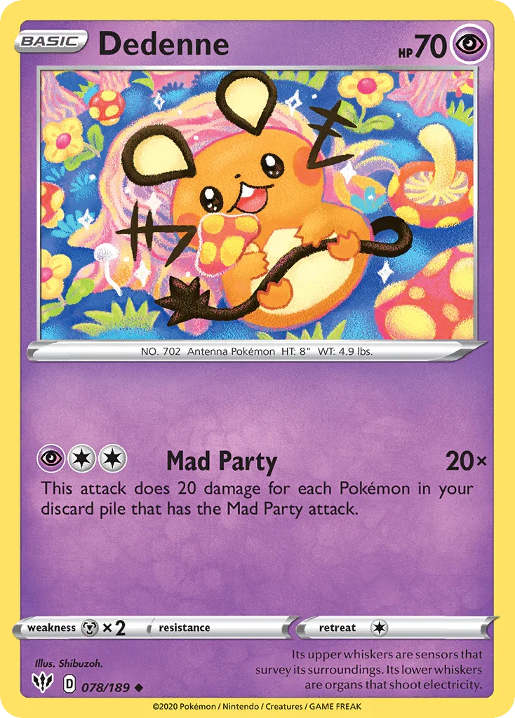 Dedenne (078/189) [Sword & Shield: Darkness Ablaze]
