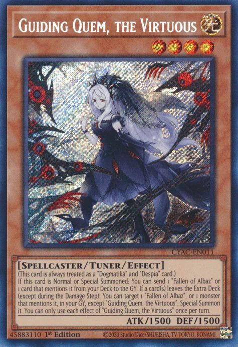 Guiding Quem, the Virtuous [CYAC-EN011] Secret Rare