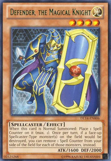 Defender, the Magical Knight (Green) [DL14-EN006] Rare