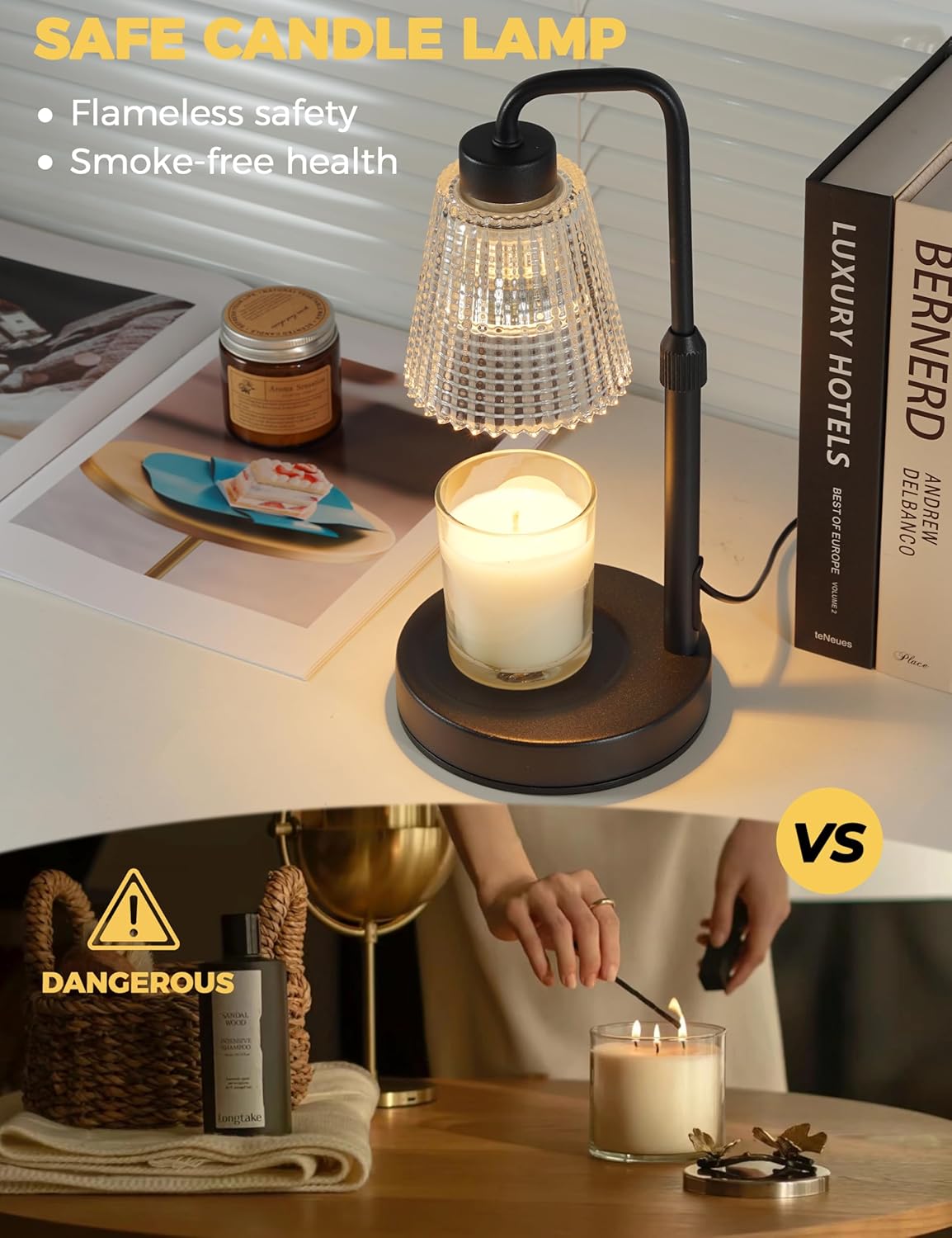 Flame-Free Candle Warmer Lamp